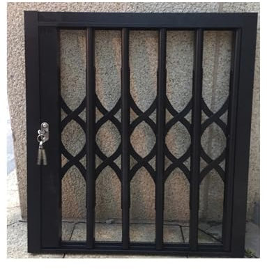 Barres de sécurité pour fenêtre extérieure, garde-corps pliable verrouillable pour plus de sécurité, idéales pour la chambre d'enfant, le grenier, l'abri de jardin et la prévention du vol de sous-sol