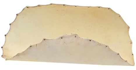 HONITANO Trommelfell Leichtes mit Feiner Verarbeitung aus Ziegenleder als Ersatz Schlagzeugfell Robustes Schlagzeug Cover für Afrikanisches Percussion Instrument