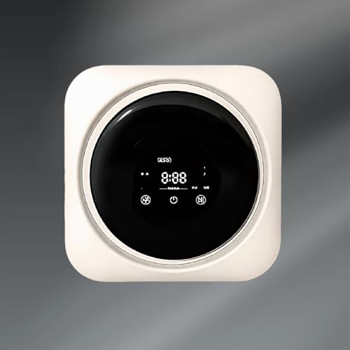 KUSOLE Lave-Linge séchant Mini Lave-Linge et sèche-Linge Tactile, Lave-Linge électrique Portable 3.5 L - Portable et fixable au Mur pour Les dortoirs, Le Camping et Les Voyages Wal-Mounted