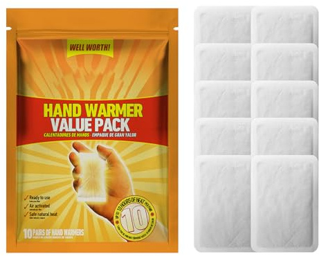 Sucritude Parches térmicos para manos,Parche calentador de calor,10 parches térmicos para el calor corporal del invierno | El frío invierno debe tener parches portátiles para trabajar, andar