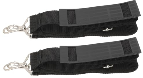 DIYEAH 2piezas Correa Para Estuche De Violín Duradera Con Almohadilla Para Hombro Correas Ajustables Resistentes Con Hebillas Metálicas Para Transporte Cómodo y Portátil Paquete Para Inst
