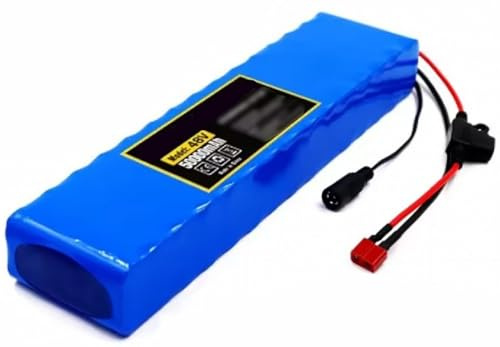 48V 50Ah Batería De Bicicleta Eléctrica 13S2P E-Bike Pedelec Batería con Cargador Y BMS Recargable 48V Batería De Alta Potencia para 200W-1000W Motores