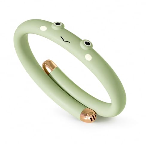 Appdo ByePic Pulsera Citronela Niños, Pulsera Repelente de Mosquitos Infantil con 6 Sticks de Citronela, Ajustable para Muñeca y Tobillo, Diseño Divertido para Exterior (Rana)