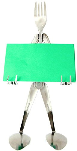Forked Up Art F26 Fork Recipe Card Stand Table Topper