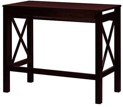Casual Home Montego Folding Desk with Pull-Out Tray-Espresso