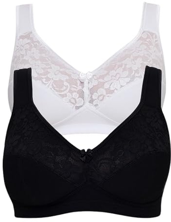 Susa Damen Susa Damen Bh O. Bügel 27931 Bügelloser BH (2er Pack)