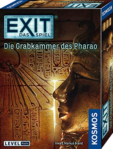 KOSMOS 692698 EXIT® - Das Spiel - Die Grabkammer des Pharao, Level: Profis, Escape Room Spiel, EXIT Game für 1-4 Spieler ab 12 Jahre, EIN einmaliges Gesellschaftsspiel