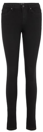 Vero Moda NOS Femme Vmtanya Mr S Piping Jeans Vi120 Noos Jean Skinny Not Applicable, Noir (Black Black), 42/ L30 (Taille Fabricant: X-Large)
