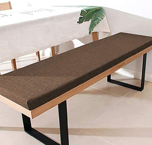 Yinn Dickes Schaumstoff-Bankkissen, 5 cm dick, Bank-Auflage, waschbar, für Innen- und Außenbereich, Möbel-Sitzkissen für Küchenbank/Holz, Rattan, Metallbank/Schaukel