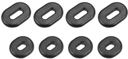 PATIKIL Lato Copertura Gommino Singolo Lato Gomma Ovale Rondella 2 Set