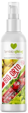 SYMBIOETHICAL BY SYMBIAGRO BIO ORTO 500ml, Concime Concentrato con Microelementi ed Alghe brune, Nutrizione Completa di Orto, Fiori e Giardino, Facile da Usare Bastano Poche Pressioni, Made in Italy