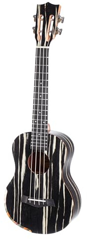Fame KAW Tenor Ukulele, Kraftvoller warmer Klang, Leichtes Greifen, 18 Bünde, Optimierter Spielkomfort, Präzises Stimmen, 4 Nylonsaiten, Edle Mattlackierung