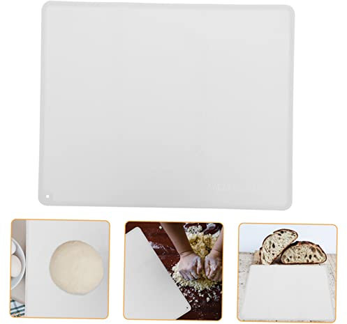 Cabilock Knetmatte aus Silikon Küchenzubehör Nudelholz aus Silikon knieschützer kniemanschette Tischsets Teigmatte Rollmatte für die Küche Lebensmittelqualität Backmatte den kneten, 32F4305PT68W5QXX