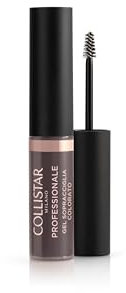 Collistar Gel Sopracciglia Colorato, Infoltente, Fissante e Rinforzante con Mini-Applicatore di Precisione, Effetto Laminazione Sopracciglia Perfette, n. 2 Castano, 6 ml