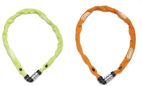 ABUS kinderwagenschloss fahrrad-schloss kinder textilschlauch kinder-fahrrad zahlen bike chain level zwei zahlschloss 3 stellig schwarz bike scooter