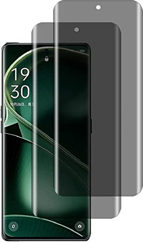 Fiokxie [2 Stück] Sichtschutz kompatibel für Realme 13 Pro/ 13 Pro+ - Anti-Spy Sichtschutzfolie 9H Härte Privacy Screen, Anti-Spähen Privatsphäre Schutzfolie,Gehärtetes Glas Folie Blickschutzfolie