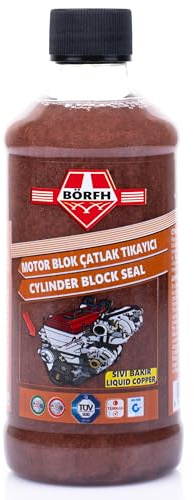BÖRFH Cylinder Block Seal Liquid Copper 240ml - Engine Seal, fixes most leaks in all types of water cooled engine including cracked heads, head gasket failures, cracked blocks, radiators, heater cores