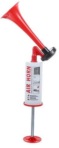 BESPORTBLE Drucklufthorn Handpumpe Abs Material Rotes Handluftpumpenhorn Für Fußballfans Sportveranstaltungen Partyjubel