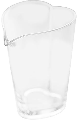 TOPBATHY AMA Il tazzine Caffe Tazze Caffe tazzone Latte coffret Tazze Servizio lattiera per Macchina da caffè Tazza di caffè a Forma di Cuore distributore di tè Bicchiere Transparent