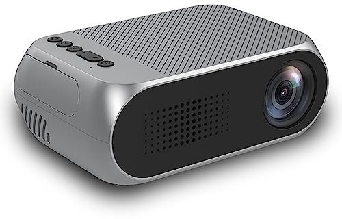 IZHIUTP Mini Projecteur HD 1080P DLP Portable avec Batterie Rechargeable YG320, LCD USB et Film 100-240 V (US)