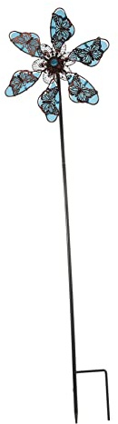 Toddmomy Moulin à Vent Rotatif Fer pour Jardin Décoration Décorative De Moulin à Vent Ornement De à