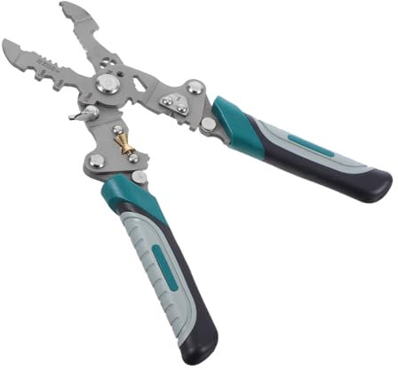 POPETPOP Pelacables Multifuncional Eléctrico Alicates De Crimpado y Corte Herramienta Para Electricistas Diseño Ergonómico Para Pelar y Cortar Cables