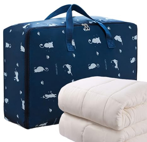 Tröster -Aufbewahrungstasche - Kleiderspeichertasche Mit Reißverschluss | Pillows Organizer, Durabble Wasserdichte Faltbare Faltbare Reißverschlüsse Handtaschen Für Platzsparende Schlafsaalkleidung De