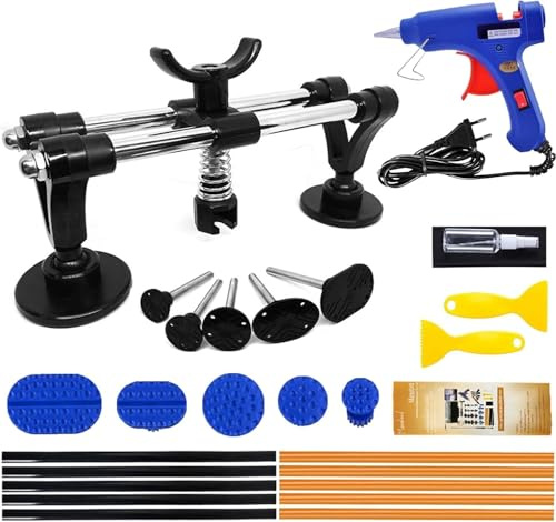 Manelord Senza Vernice Estrattore Ammaccature Car, Estrattore Ammaccature Ponte per Rimozione di Piccole Ammaccature per Auto