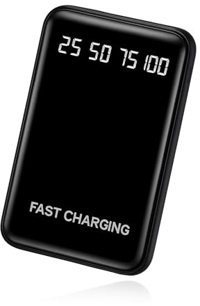 Power Bank 20000mAh, PD3.0 QC4.0 22.5W Fast Charging USB C PowerBank Portable Charger With LCD Display 2 Outputs & 1 Inputs for Smartphones Tablets and More Devices.(Black)