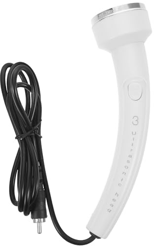 MAJORMENCH Ergonomic Ultrasonic Facial Massage Device Probe for Skin Tightening and Wrinkle Lifting Curved Beauty Tool Enhances Serum Absorption Portable Replacement Attachment for Spa and