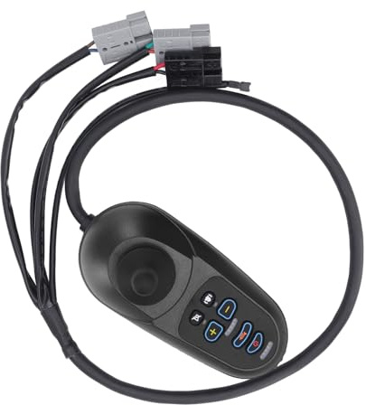 Fafeicy Elektrischer Rollstuhl-Joystick-Controller 50 A mit Einstellbarer Geschwindigkeitsbremse EABS Hill Holding Anti-Skid für Elektromobilitätsrollstühle Intelligente Roboter