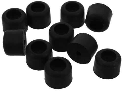 Hemobllo 10pcs Rubber Trailer Door Bumper Pads for Cargo Trucks with Rounded Edges and Anti-slip Surface, Shock Absorbing Anti-collision Protection for Loading Dock Safety and Prevention