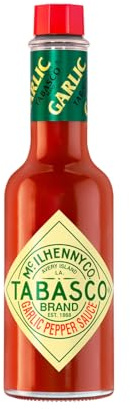 TABASCO® Garlic Sauce 150ml: Añade un toque picante y aromático a tus comidas con el delicioso sabor de ajo
