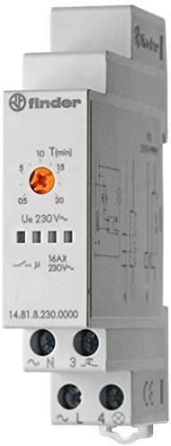 Temporizzatore luce scale monofunzione Tipo 148182300000 - Serie 14 Finder