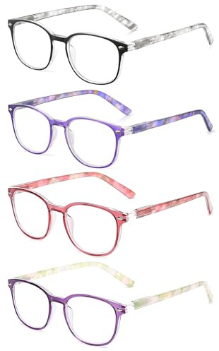 JM Gafas Presbicia Mujer con Bisagra de Resorte Gafas de Lectura Hombre
