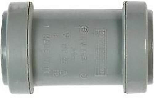 Polypipe Straight Coupling Push-fit 40mm Black WP26B Plumbing Fittings