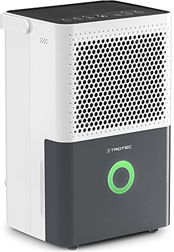 TROTEC Deumidificatore elettrico TTK 33 E – potenza 14 L/giorno – superficie 15 m² / 37 m³ – deumidificatore per ambienti – per appartamenti e camere da letto
