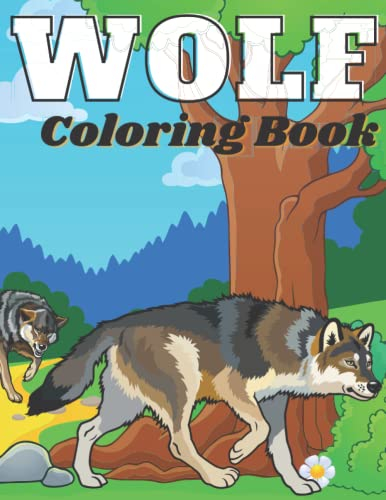 Wolf Coloring Book: Wolf Colouring Book for Adults Filled with Mandalas, Floral and Paisley Patterns (50 Designs)