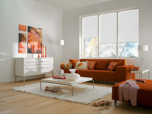 Sunlines Smart Style Elektrisches Rollo, Polyester, Weiß, 160 x 180 cm