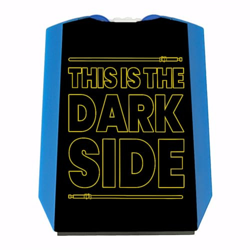 speecheese This is the Dark Side Parkscheibe für Filmfans witzige Parkscheibe mit dunkler Seite auf der Rückseite und Anspielung auf Filmfranchise