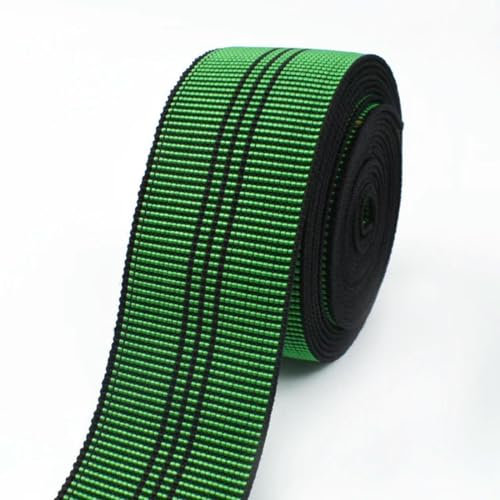 QQLADY 2/5/10 Meters 5cm Durable Black Green Elastic Band for Sewing Sofa Backrest Cushion Rubber Bands DIY Furniture Renovation Material