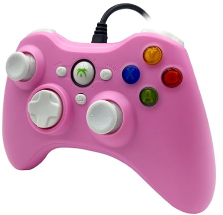 DYONDER Manette de jeu filaire pour PC avec double turbo vibrant et boutons de gâchette pour PC Windows, PS3, Android TV Box, Tesla