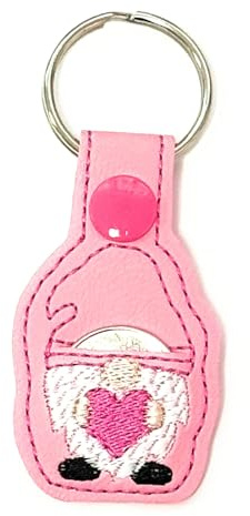Aldi quarter holder keeper keychain, Valentine's Day Gift, Gnome Quarter Holder, Aldi Cart Quarter Keychain to hold coin