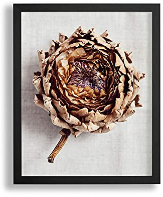 VO design Benno Bilderrahmen Wunschformat kompletter Posterrahmen Puzzlerahmen passend f Bild 36x49 cm Schwarz Matt 49x36 cm Hintergrund Weiss