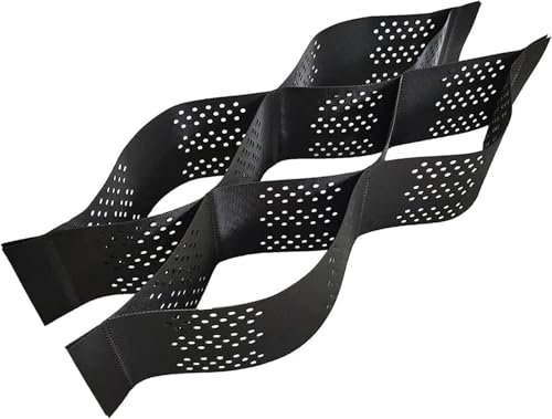 Grille GéOcellule Stabilisatrice De Gravier Robuste, Grilles D'AlléE, Grille De Base De Remise De Jardin pour Murs De SoutèNement AlléE Fondation Extensible(1x5m(3.3x16.5ft))