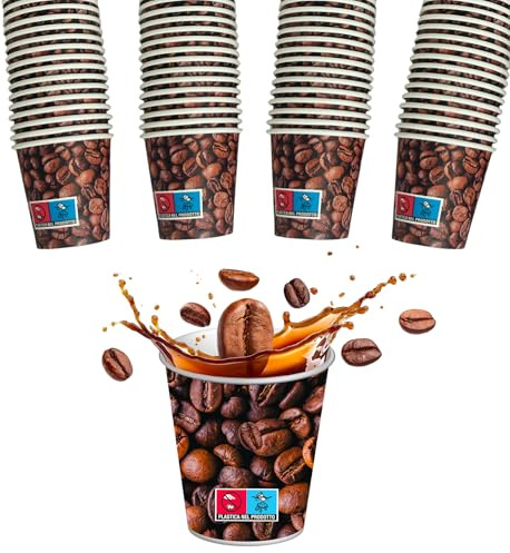 SWEEPING,2000 Bicchierini Caffè monouso,bicchieri caffe in carta da 75ml