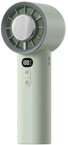 Aufquwk Ventilateur pliant à main, ventilateur de poche pliable - Rechargeable Voyage Personal Van Instant Cool - Intelligent pratique multi-vitesse solide à fort débit d'air pour les activités de