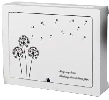 Einfache WLAN-Wandregale, Internet-Router-Regal, Kabel-Wandstecker-Board-Regal, wandmontierter WLAN-Router-Aufbewahrungsbox, Steckdosenabschirmung, Kabelabschluss-Kabelbox (Größe: 38 x 30 x 9 cm, Fa