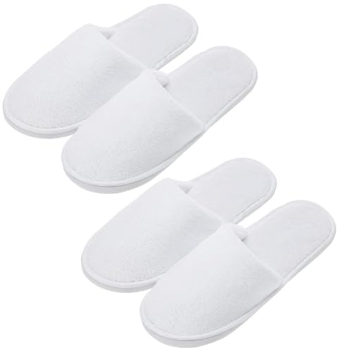 Cutiolly Pantofole Usa e Getta Antiscivolo,2 Paia Ciabatte Monouso,Ciabatte Ospiti,Pantofole Ospiti,Ciabattes Monouso per Hotel,Pantofole in Spugna Premium,Unisex per Hotel,Spa,Casa