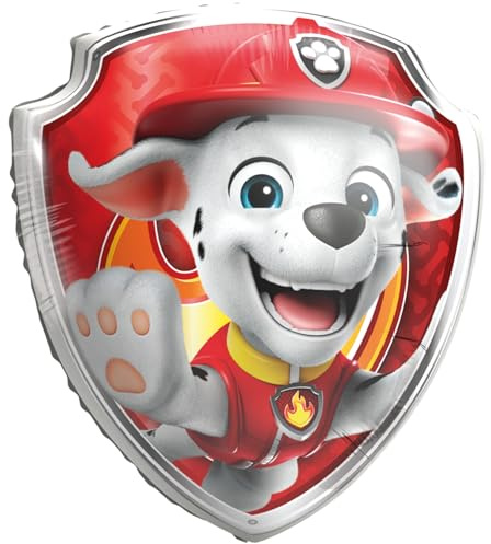 Procos - Supergroßer Folienballon Marshall Paw Patrol, Ballon für Luft oder Helium Füllung, Geschenk, Dekoration